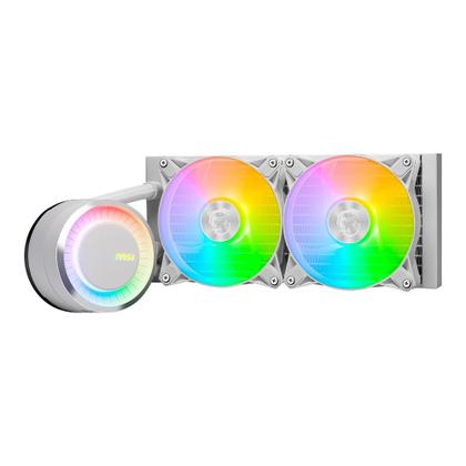 Imagem de Water Cooler MSI Mag Coreliquid E240, ARGB, 240mm, AMD/Intel, Branco - MAG CORELIQUID E240 WHITE