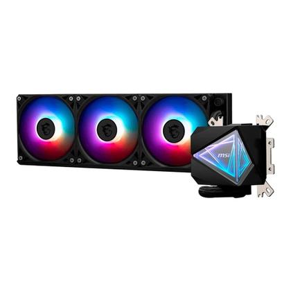 Imagem de Water Cooler MSI MAG Coreliquid I360, ARGB, 360mm, Intel e AMD, Preto - MAG CORELIQUID I360