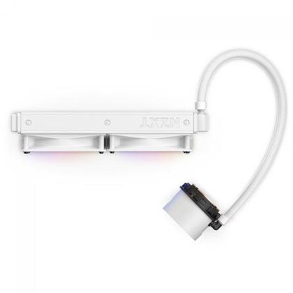 Imagem de Water Cooler NZXT Kraken 240 RGB, 240mm, AIO LCD Display, White, Intel-AMD, RL-KR240-W1