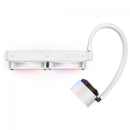 Imagem de Water Cooler Nzxt Kraken Elite 240 Rgb 240Mm Intel-Amd Aio Lcd Display Branca Rl-Kr24e-w1
