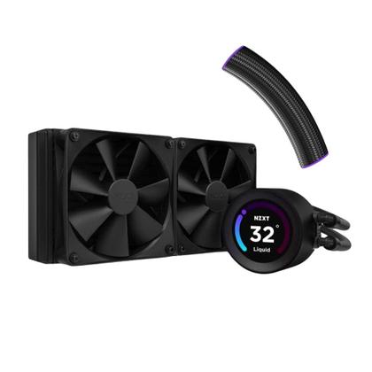 Imagem de Water Cooler NZXT Kraken Elite 240 RGB LCD Com 2 Fans Preto