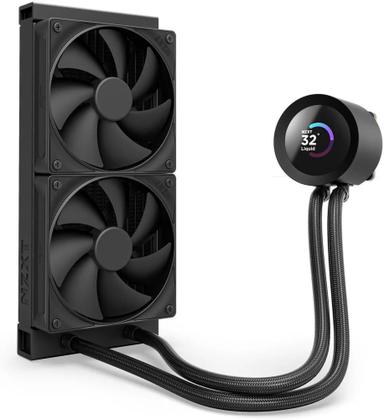 Imagem de Water Cooler NZXT Kraken Plus 240 Preto com Tela LCD 240mm RL-KN240-B2