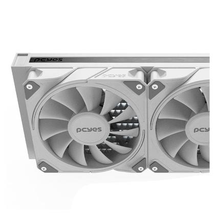 Imagem de Water Cooler PCYes Sangue Frio 3, 360mm, AMD/Intel, Branco - WCSF3360WGBR