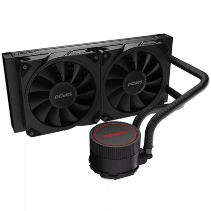 Imagem de Water Cooler PCYES Sangue Frio 3 Black Vulcan, 240mm, Intel-AMD, Preto