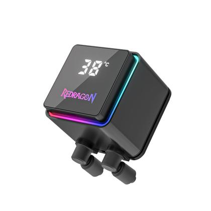 Imagem de Water cooler redragon argb 360mm amd/intel com display ccw-3017 preto
