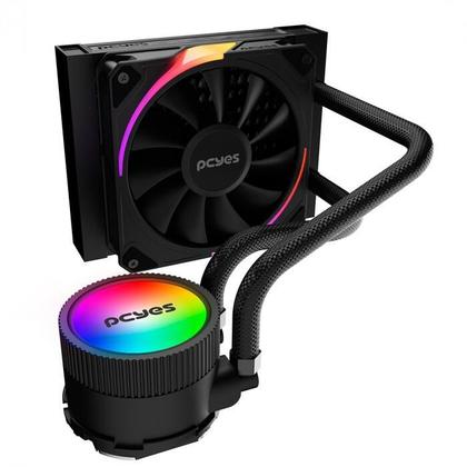 Imagem de Water cooler sangue frio 3 argb black vulcan 120mm - tdp 200w - argbsf3120br