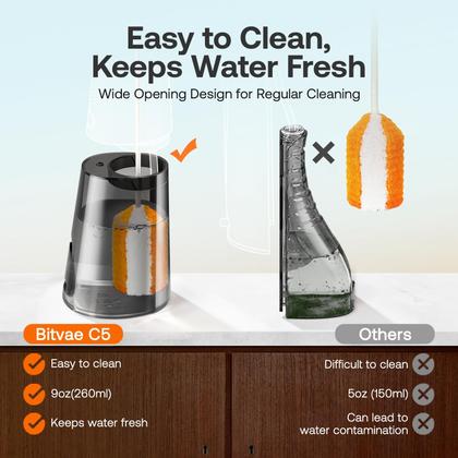 Imagem de Water Flosser Bitvae C5 sem fio IPX7 à prova d'água com 6 pontas de jato