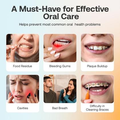 Imagem de Water Flosser Bitvae C5 sem fio IPX7 à prova d'água com 6 pontas de jato