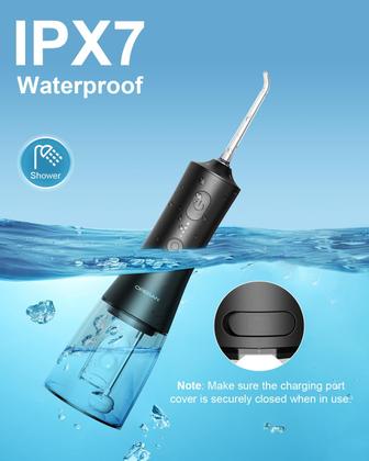 Imagem de Water Flosser Operan atualizado, 300 ml, sem fio, recarregável