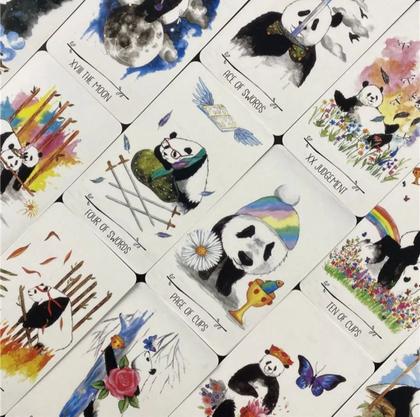 Imagem de Way Of The Panda Tarot Deck Tarô O Caminho Do Panda Baralho de Cartas de Oráculo