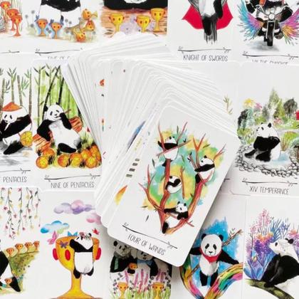 Imagem de Way Of The Panda Tarot Deck Tarô O Caminho Do Panda Baralho de Cartas de Oráculo