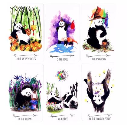 Imagem de Way Of The Panda Tarot Deck Tarô O Caminho Do Panda Baralho de Cartas de Oráculo