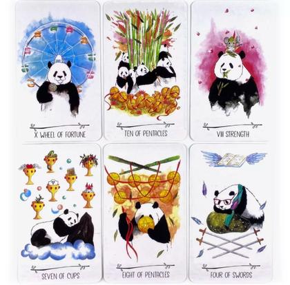 Imagem de Way Of The Panda Tarot Deck Tarô O Caminho Do Panda Baralho de Cartas de Oráculo