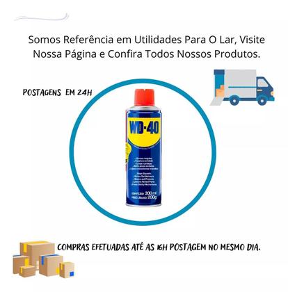 Imagem de Wd40 Spray Óleo Limpador Multiuso Lubrificante Desengripante Automotivo Aerosol 300ml Lata Original
