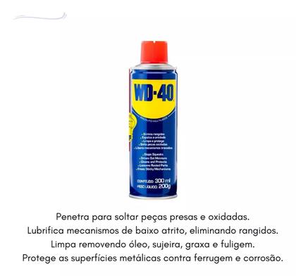 Imagem de Wd40 Spray Óleo Limpador Multiuso Lubrificante Desengripante Automotivo Aerosol 300ml Lata Original