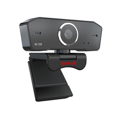Imagem de Web cam usb hd 720 streaming fobos 2 gw600-1 com microfone preto redragon