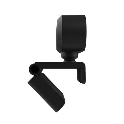 Imagem de Webcam 1080P com Microfone, Full HD, com foco automático rotativo de 360º para laptop/PC/Mac