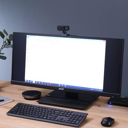 Imagem de Webcam Acer Full HD 2MP USB Streaming 1080P com microfone