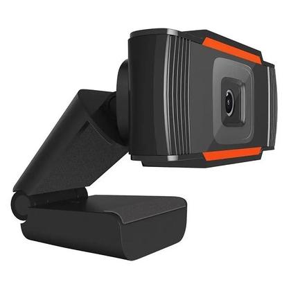 Imagem de Webcam Brazilpc V5 1.5 720P com Microfone PRETO/LARANJA BOX