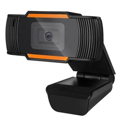 Imagem de Webcam BrazilPC V5 HD 1280x720P C/ Microfone USB - Preto/Laranja