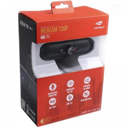 Imagem de Webcam C3Tech WB-71BK Preto F002