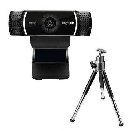 Imagem de Webcam Câmera C922 1080p 60fps Tripé Streamer Microfone ideal para Lives