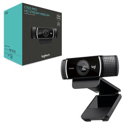 Imagem de Webcam Câmera C922 1080p 60fps Tripé Streamer Microfone ideal para Lives