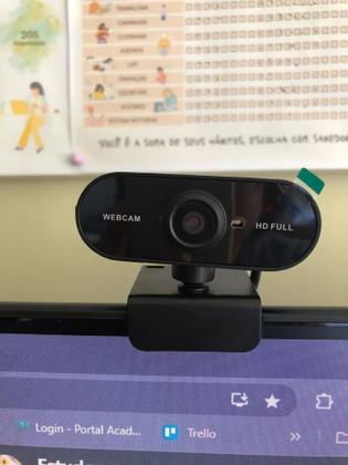 Imagem de Webcam Camera Usb Full Hd 1080P Com Microfone Visão 360 - Envio Rápido