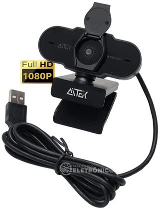 Imagem de Webcam Câmera Vídeoconferência C/ Microfone Full HD Intuitive