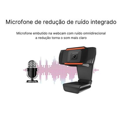 Imagem de Webcam Com Microfone Usb 1080p Com Microfone Para Reunião