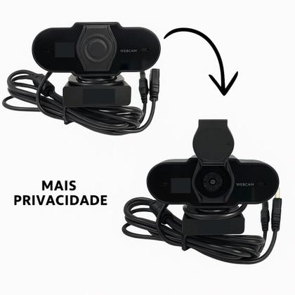 Imagem de Webcam Computadores Microfone Embutido Tampa De Privacidade Acessórios Home Office HD VideoChamadas