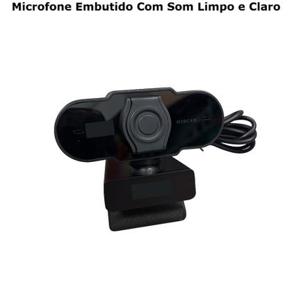Imagem de Webcam Computadores Microfone Embutido Tampa De Privacidade Acessórios Home Office HD VideoChamadas