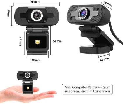 Imagem de Webcam Full Hd 1080 Usb Camera Com Microfone Foco Automático - Kapbom
