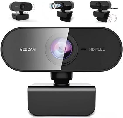 Imagem de Webcam Full HD 1080P Com Microfone Home Office VideoConferencia Câmera USB