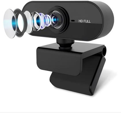 Imagem de Webcam Full HD 1080P Com Microfone Home Office VideoConferencia Câmera USB
