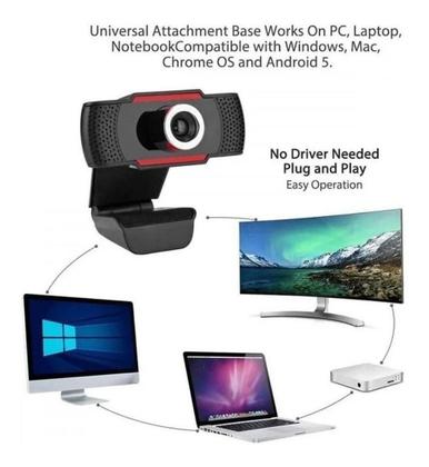 Imagem de Webcam Full Hd 1080P Uhd Câmera Computador Microfone
