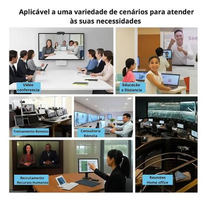 Imagem de Webcam Full Hd 1080P Visão 360 Microfone Integrado Pc Note