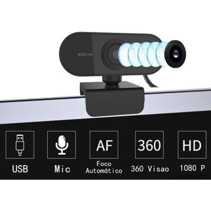 Imagem de Webcam Full HD 1920x1080P conexão USB Útil para Transmissões Ao Vivo, Aulas e Reuniões Online