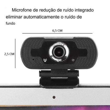 Imagem de Webcam Hd 1080p USB Com Microfone Para Videoconferência - TavX