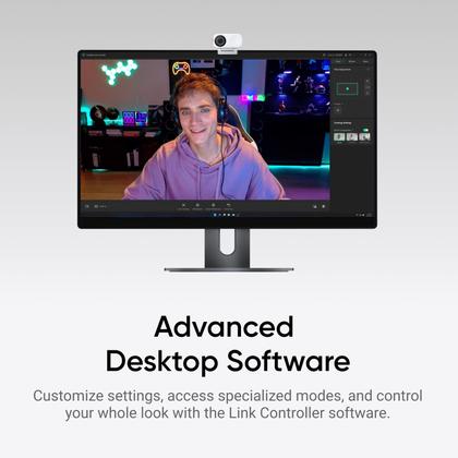 Imagem de Webcam Insta360 Link 2C 4K para PC/Mac com enquadramento automático e microfone