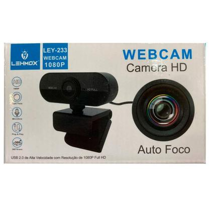 Imagem de Webcam Lehmox Hd 1080p Auto Foco Com Microfone - LEY-233