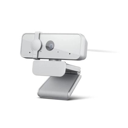 Imagem de Webcam Lenovo 300 Full HD Com 2 Microfones Integrados 1080p 30fps USB Cinza Claro