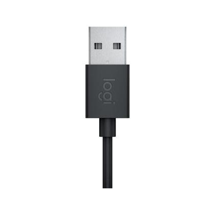 Imagem de Webcam Logitech Brio 100 Full HD 30 FPS, Microfone, USB-A, Correção Automática, Grafite - 960-001586