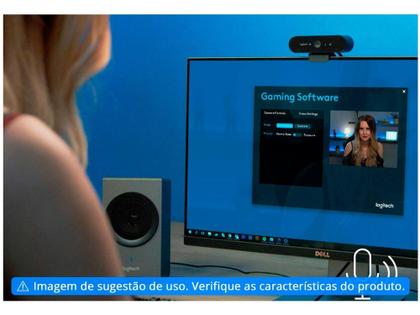 Imagem de Webcam Logitech Brio 4K com Microfone