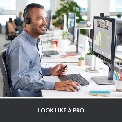Imagem de Webcam Logitech C920S Pro HD 1080p com Obturador de Privacidade