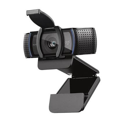 Imagem de Webcam Logitech C920S Pro HD com Suporte, Luz de Anel e Hub USB 4 Portas