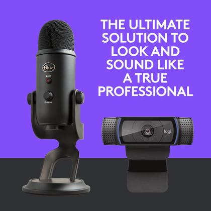 Imagem de Webcam Logitech C920x Pro HD - Full HD 1080p/30fps com Microfone