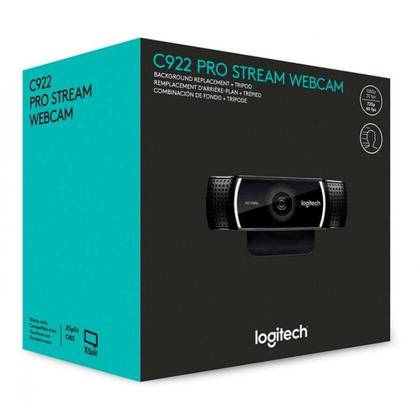 Imagem de WebCam Logitech C922 Pro Stream Full HD 1080p/30fps 720p/60fps - 960-001087