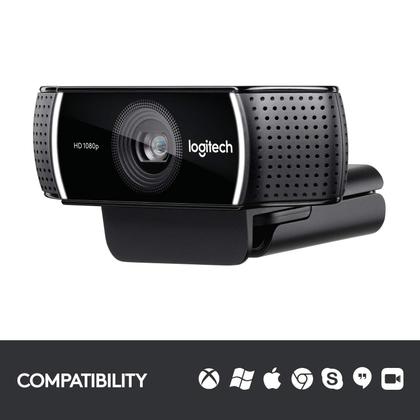 Imagem de Webcam Logitech C922x Pro Stream Full HD 1080p preta