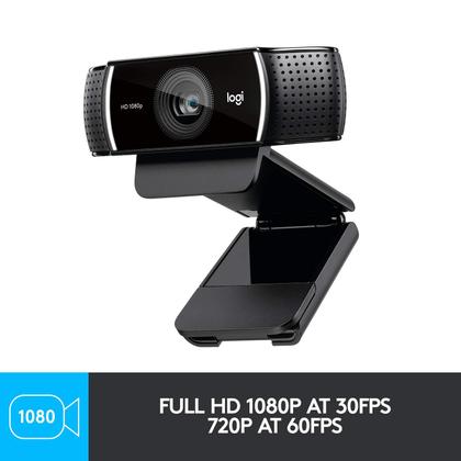 Imagem de Webcam Logitech C922x Pro Stream Full HD 1080p preta